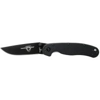 Нож Ontario Knife RAT II D2 Black, Black Blade Фото