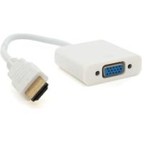 Переходник Voltronic HDMI M to VGA F 0.1m 4K/2K white Фото