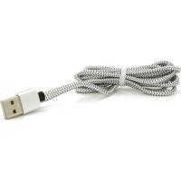 Дата кабель PiPo USB 2.0 to Lightning 2.0m 2A magnetic nylon silver Фото