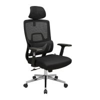Офісне крісло Richman Вектор Про Хром М-2 Сітка Чорна Фото