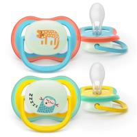Пустышка Philips AVENT Ultra Air Нічна 18+ місяців 2 шт Фото