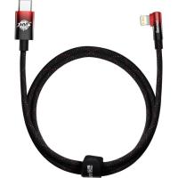 Дата кабель Baseus USB-C to Lightning 1.0m 20W 90° corner black/red Фото