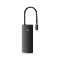 Концентратор Baseus USB-C 6-in-1 HDMI + 2xUSB 3.0 + PD + SD/TF black Фото