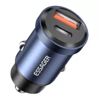Зарядний пристрій Essager 1xUSB-C 45W + 1xUSB blue Фото