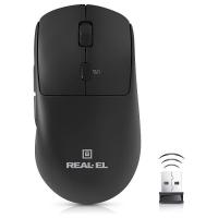 Мишка REAL-EL RM-355W Wireless Black Фото