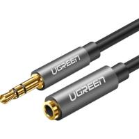 Кабель мультимедийный Ugreen 3.5mm M to 3.5mm F 1.0m AV118 gray Фото