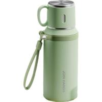 Термос Merlion з чашкою та ситечком 0,6 л, зелений Фото