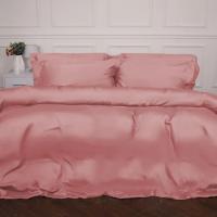 Постельное белье MirSon Tencel №02 Pink 200 x 220 Евро Фото