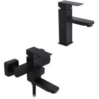 Смеситель Kroner Edelstahl Kubus-SCH010 + змішувач Edelstahl Kubus- Фото