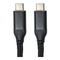 Дата кабель San Guan USB-C to USB-C 3.0m PD60W black Фото