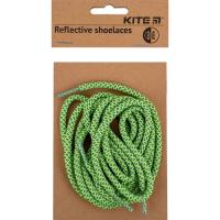 Шнурки Kite 128 світловідбиваючі, салатовий Фото