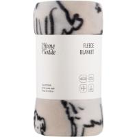 Плед Ardesto Fleece 100% полиэстер, песики, серый 130х160 см Фото