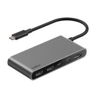 Концентратор Belkin USB-C 5-in-1 2xUSB 3.0 + USB-C + PD + HDMI 2.0 4K6 Фото