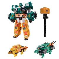 Трансформер Dinoster Стего Трон (2 машины, динозавры) Фото