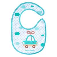 Нагрудничек Canpol babies бавовняний Іграшки блакитний Фото