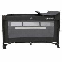 Детский манеж Velano со вторым ярусом и пеленатором Tino, dark grey Фото