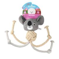Игрушка для собак MISOKO&CO Коала с веревкой 43 см Фото