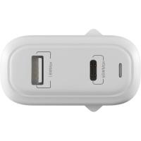 Зарядное устройство Globex GaN 1xUSB + 1xUSB-C 65W FastPower white Фото