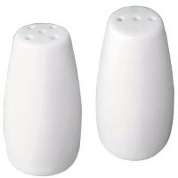 Набор для специй Ardesto для солі та перцю, 2 предмети, порцеляна, білий Фото