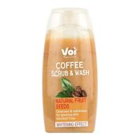 Гель для душа Voi Coffee Scrub & Wash Natural Fruit Seeds Whitening Фото