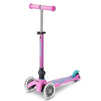 Самокат Micro Mini Deluxe Foldable LED" складний Лавандовий" Фото