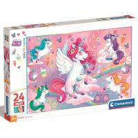 Пазл Clementoni Maxi Jolly Unicorns 24 элемента Фото
