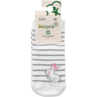 Шкарпетки дитячі Bibaby із зайчиками Фото