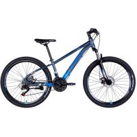 Велосипед Space 26" MERCURY DD FR рама-13" AL 2026 сіро-синій Фото
