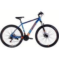 Велосипед Space 29" MERCURY DD FR рама-20" AL 2026 синьо-помаранче Фото