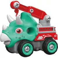 Конструктор Otamanko Машинка-конструктор Трицератопс кран Блакитний/чер Фото