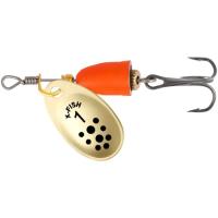 Блесна X-Fish Wolf 4g 1 Gold fire red Фото