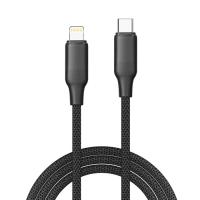 Дата кабель ColorWay USB-C to Lightning 2.0m PD30W TPE embossed black Фото