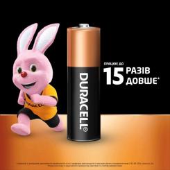 Батарейка Duracell AA лужні 4 шт. в упаковці Фото 2