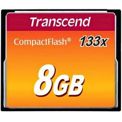 Карта памяти Transcend 8Gb Compact Flash 133x Фото