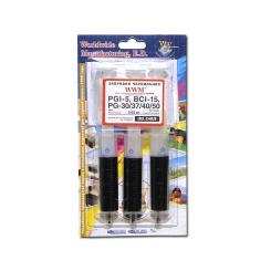 Заправочный набор WWM CANON PG-40 Black (3x20ml) Фото
