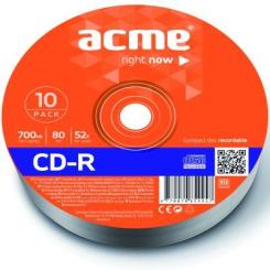 Диск CD ACME 700Mb 52x shrink 10шт Фото