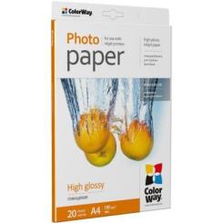 Фотобумага ColorWay A4 180г glossy 20л Фото 1