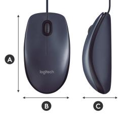 Мышка Logitech B100 Black Фото 7