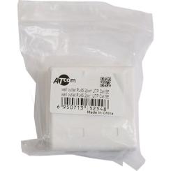 Компьютерная розетка Atcom RJ45 x2 UTP 5e Фото 1