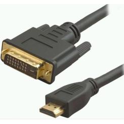 Кабель мультимедийный Atcom HDMI M to DVI M 1.8m 24+1pin Фото