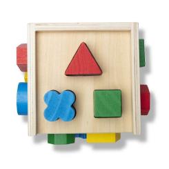 Развивающая игрушка Melissa&Doug Сортировочный куб Фото 1