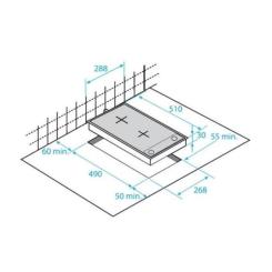 Варочная поверхность Beko HDCG 32220 FX Фото 5