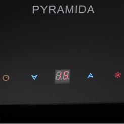 Вытяжка кухонная Pyramida HES 30 (D-900 MM) BLACK /AJ Фото 7