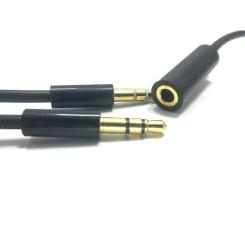 Кабель мультимедийный PowerPlant 3.5mm F to 2x3.5mm M 1.5m Фото