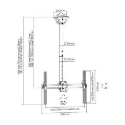 Кронштейн ITech Celb-54SHL Фото 1