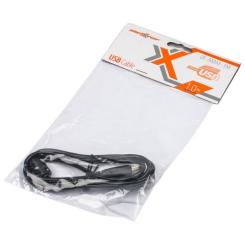 Дата кабель Maxxter USB 2.0 AM/AF 1.8m Фото 1