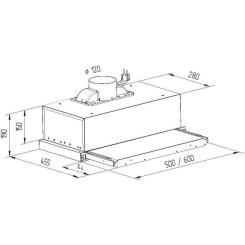 Вытяжка кухонная Pyramida R-TL 50 GR Фото 8
