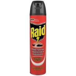 Аэрозоль от насекомых Raid против тараканов и муравьев 300 мл Фото