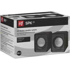 Акустическая система Defender SPK 22 2х2W USB black Фото 2