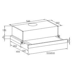 Вытяжка кухонная Liberty Slide 265 WTL Фото 1